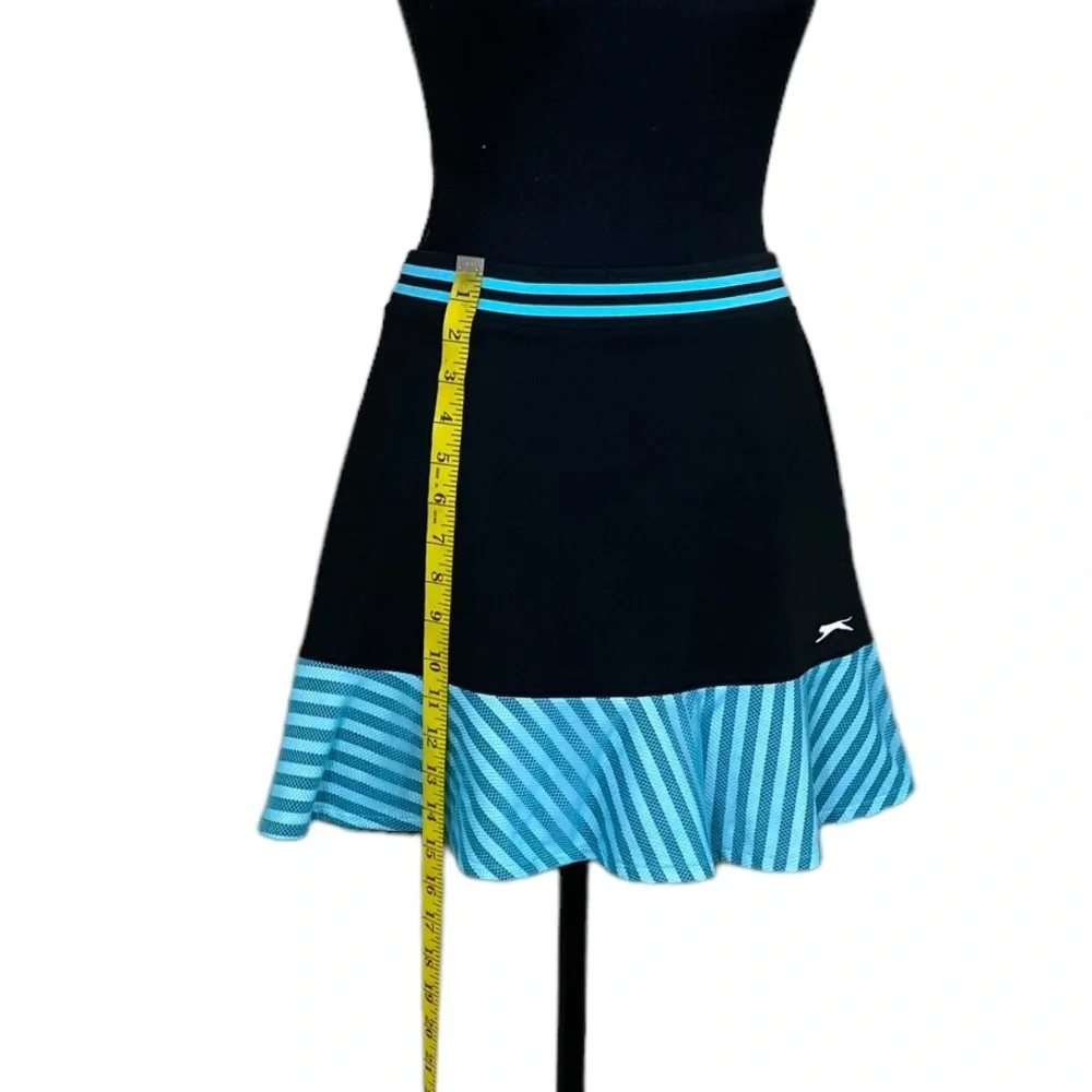 Slazenger “City Lights” Knit Printed Ruffle Golf Tennis Skort (A)